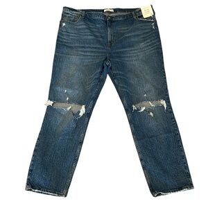 Abercrombie & Fitch Jeans Womens 37/24L The 90’s Straight Ultra High Rise NWT‎